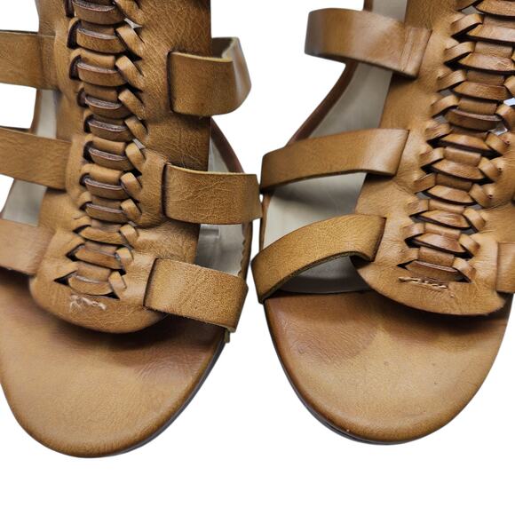 Dressbarn Tan Gladiator Style Block Heeled Sandals – Size 9 - Picture 8 of 8